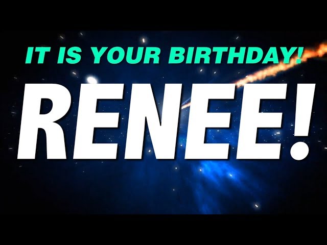 HAPPY BIRTHDAY RENEE! This is your gift.