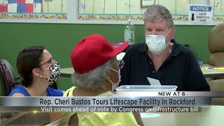 Rep. Cheri Bustos visits Lifescape facility in Rockford