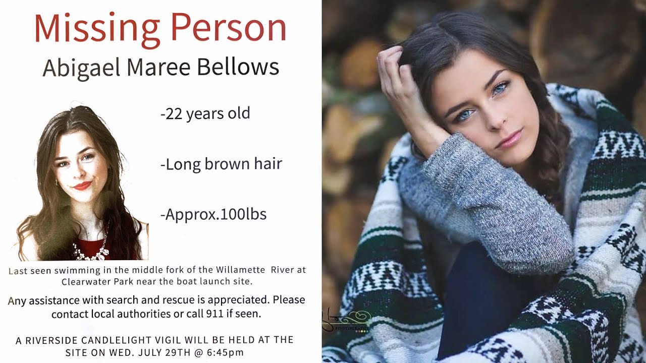 #BringAbigaelHome - MISSING PERSON in Willamette River