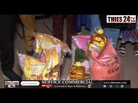 Des sinistrés de Bayal reçoivent l'appui en denrées de PASTEF Thiès