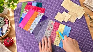 Save Your Scrap Strips! This One Cut Creates Something Truly Beautiful!!✨️