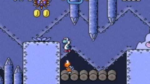 SMW Custom Level - Frost Caverns (W.I.P)