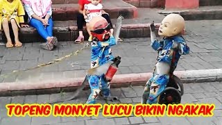 topeng monyet lucu TERBARU, Jakarta Monkey Tour