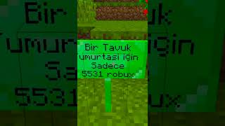 Minecraftta Roblox Oyuncusu