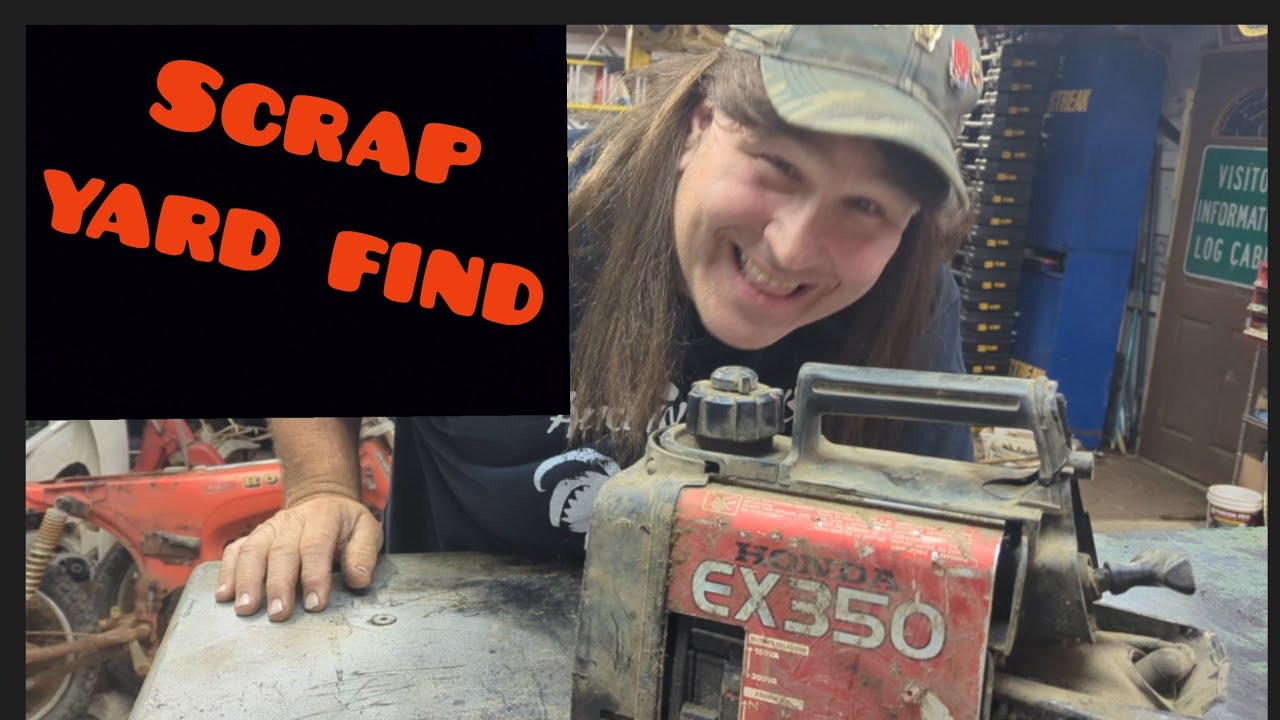 Honda ex350 scrap yard find #smallenginerepair #tarylfixesall # ...