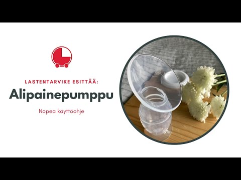 Video: Alipainepumpun Käyttö