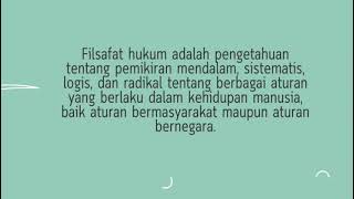 Substansi Hukum Islam
