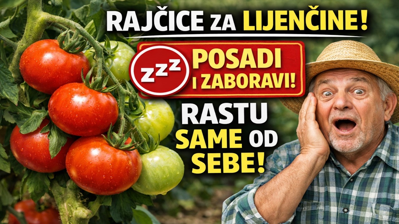 RAJČICE ZA LIJENČINE! 🤫 7 sorti koje rastu same od sebe – posadi i zaboravi!