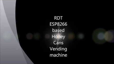 ESP8266 Vending machine controller