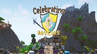 Cubekrowd Server Celebrating 10 Years anniversary!