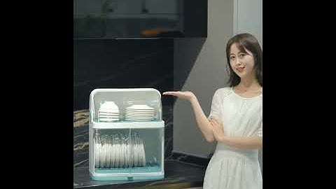 Tủ đựng chén đĩa có nắp đậy kháng khuẩn