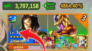 TROLLING WITH (LVL.1) NEW LEGEND TAG ANDROID 17 & GOLDEN FRIEZA IN RANK PVP WITH PROOF🤯💥!(DBLEGENDS)