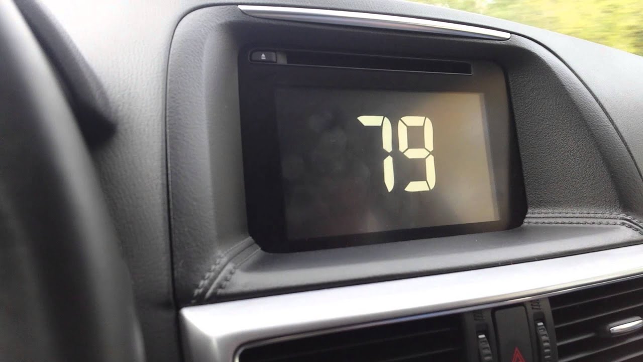 Mzd connect digital speedometer YouTube