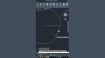 AutoCAD arc center-start-angle command