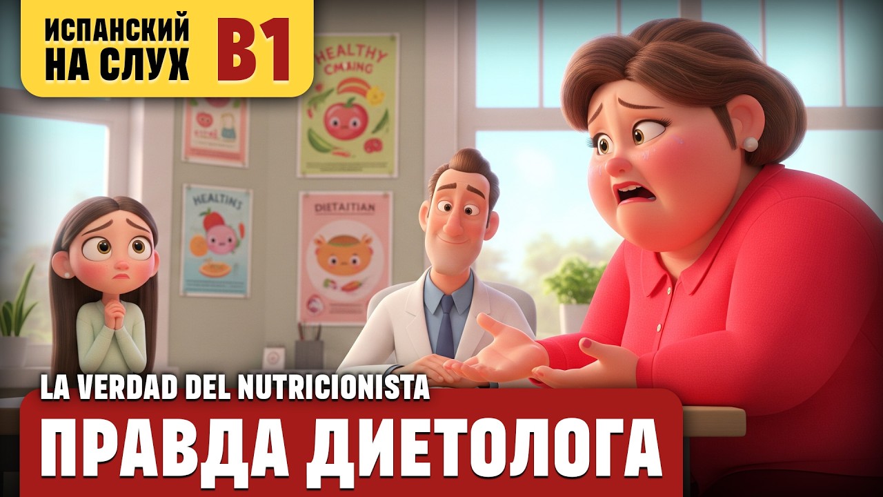 Правда диетолога. Весёлый рассказ (уровень B1). Испанский на слух.