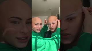 I get NEW EYEBROWS! #comedy #funny #alopecia