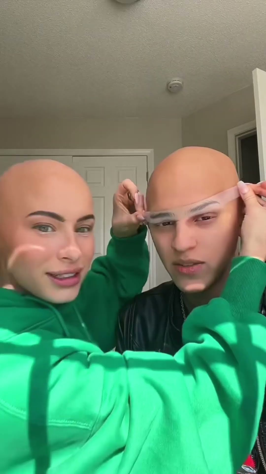 I get NEW EYEBROWS! #comedy #funny #alopecia