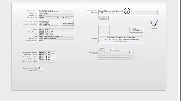Entering Your Company Info