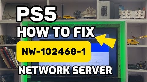 How To Fix PS5 NW-102468–1 There was a problem connecting to PSN Network