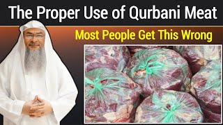 The Proper Use of Qurbani Meat Explained | Sheikh Assim Al-Hakeem