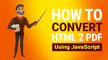 How to convert HTML to PDF using JavaScript | html2pdf