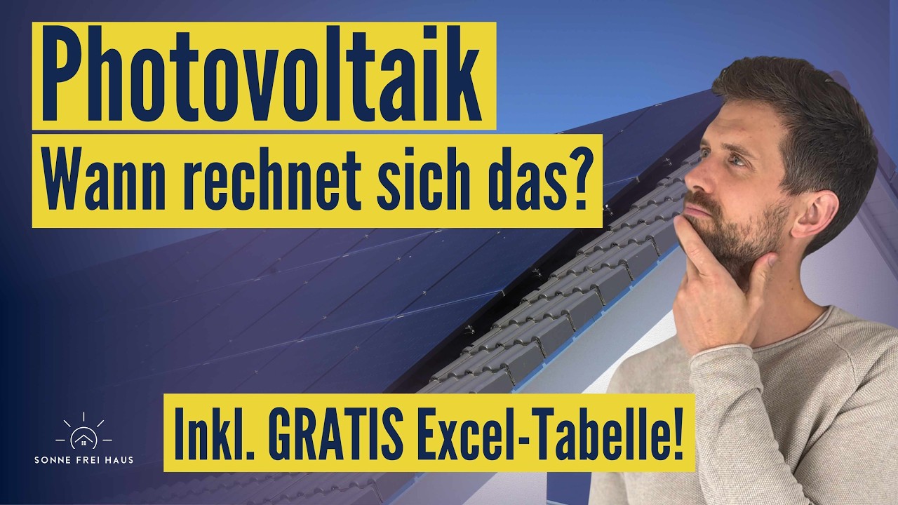 Lohnt sich eine Photovoltaik Anlage? Konkrete Rechnung am Beispiel von Elke – auf YouTube ansehen