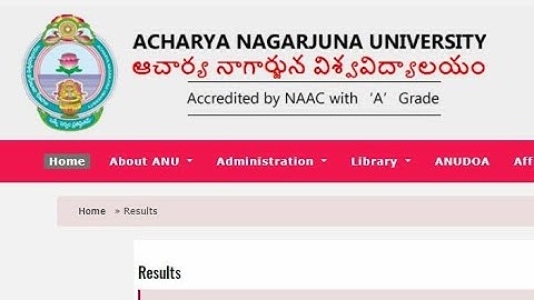#anu Degree 3rd Sem Regular Revaluation Results, 6th Sem Regular Internship Results Released🔥🔥2023
