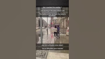 Btw my umbrella just broke . Strong winds#youtube #travel #rain #motivation #motivational