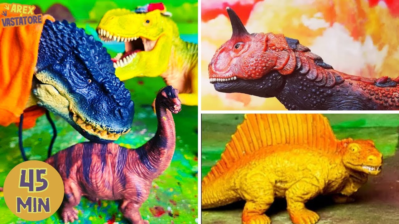 Dino-Donne 🎀 Storie, Disegni e Avventure delle amiche del Parco dei Dinosauri 💐🦕 [Compilation]