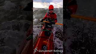 Surfing Petrel Sport #kayakbuilding #seakayaking #surfing  #kayak #guillemotkayaks