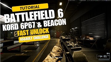 Battlefield 6 - EASY Assault Challenge! Fast  KORD6P67 and deployment beacon unlock - Tutorial