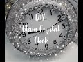 Glam Crystal Clock