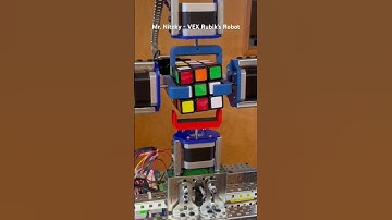 Rubik’s Cube solving robot—using python, raspberry pi, and VEX parts.