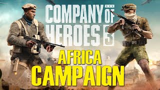 FULL PLAYTHROUGH! | Company of Heroes 3 AFRICA Campaign (Mission 1)