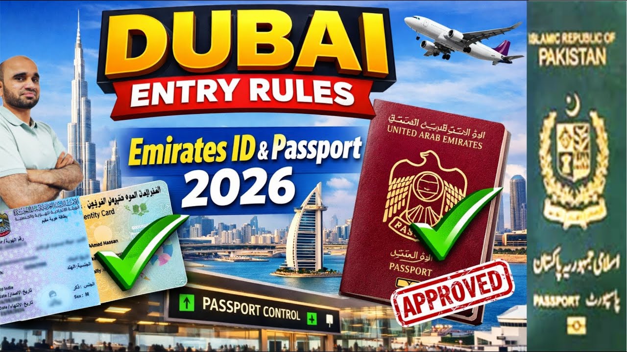 🇦🇪 **Dubai Entry Rules 2026 – Complete Guide for Emirates ID & Passport Holders**