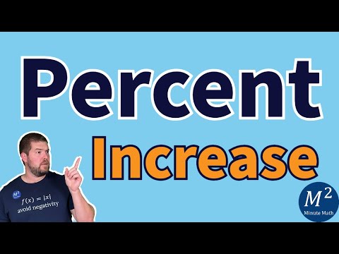 How to Calculate the Percent Increase | Real-World Example with Tuition Prices #percents #mathhelp
