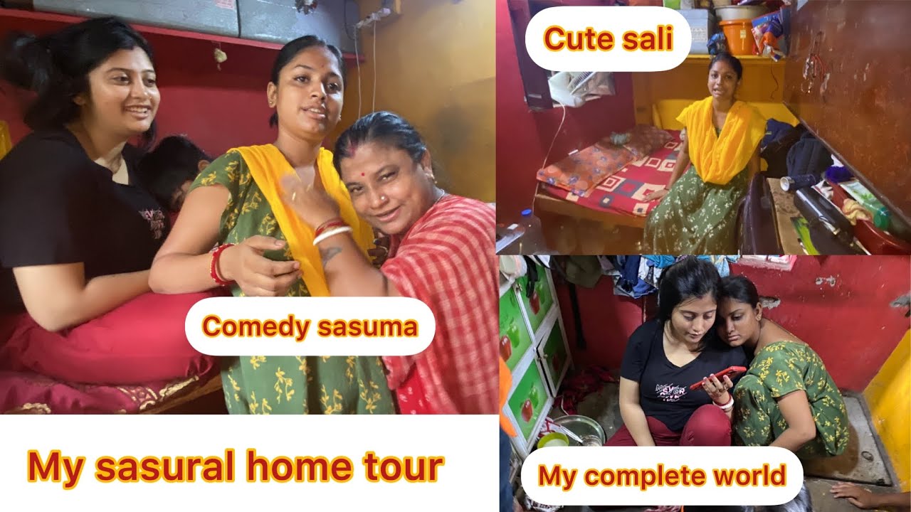 My sasural home tour🏠||ghar chota saman kitna bhara hua h||cute sali aur comedy sas kha milegi apko