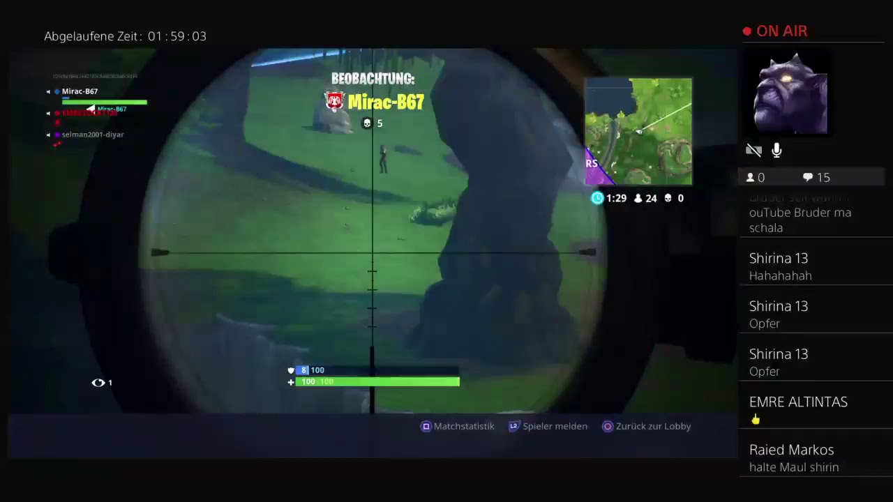 PS4-Live-Übertragung von EMREZOCKT120 [FORTNITE]# 4