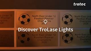 Flexible Laser Film for Curved Surfaces | TroLase Lights PET Foil | Trotec Materials