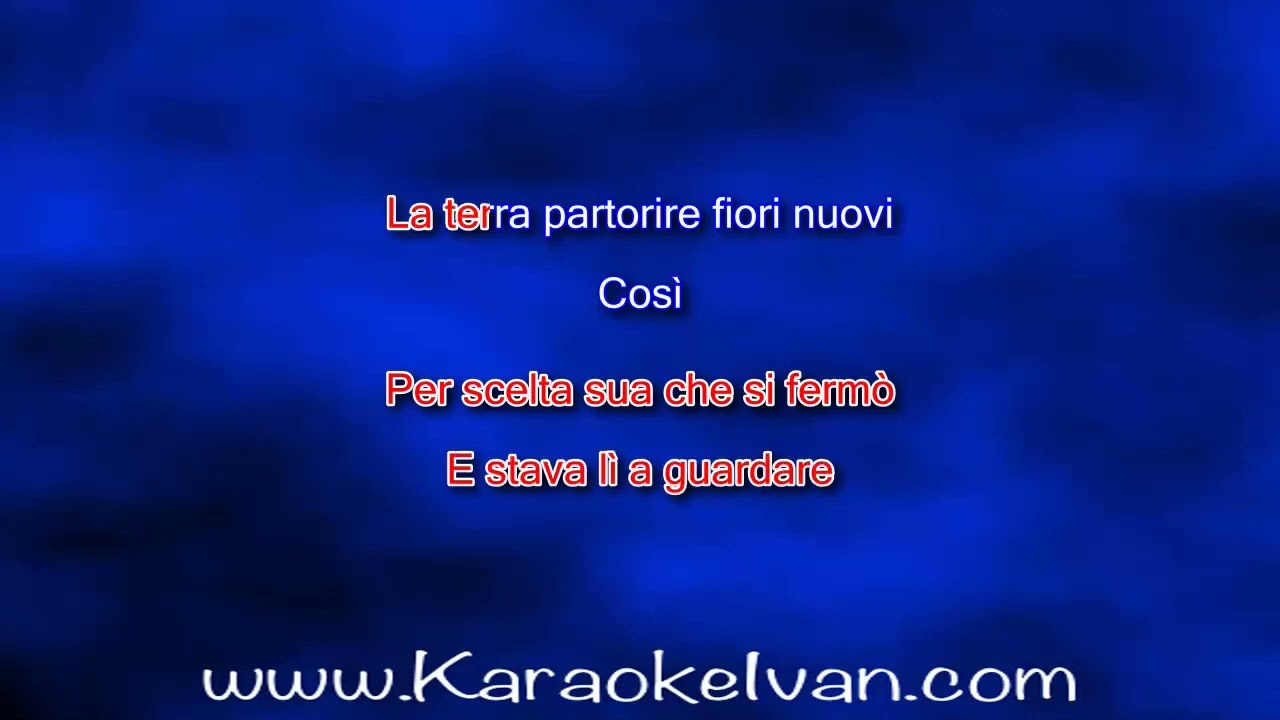 Eros Ramazzotti - Favola KARAOKE - YouTube