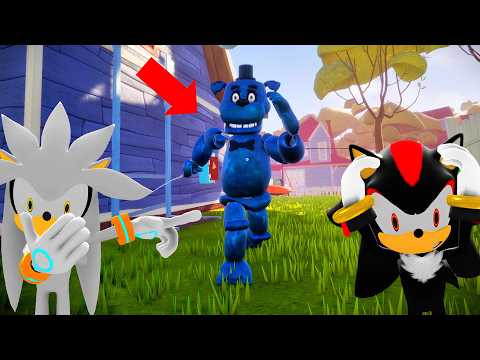 SHADOW & SILVER PLAY😱 Hello Neighbor BEAR5 mod!!
