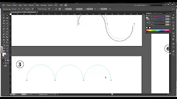 Comment faire des lignes courbes sur Illustrator ?