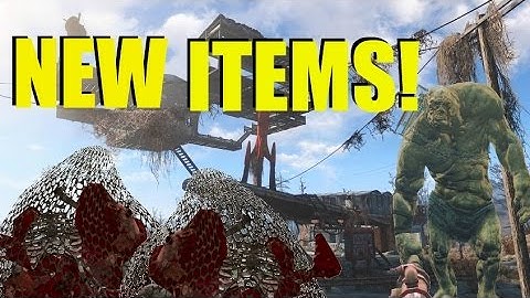 NEW 1.4 Update Settlement Items! | Fallout 4