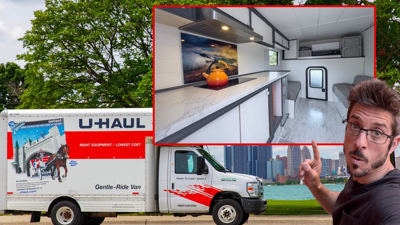 Uhaul to tiny home I LIVE HERE YouTube