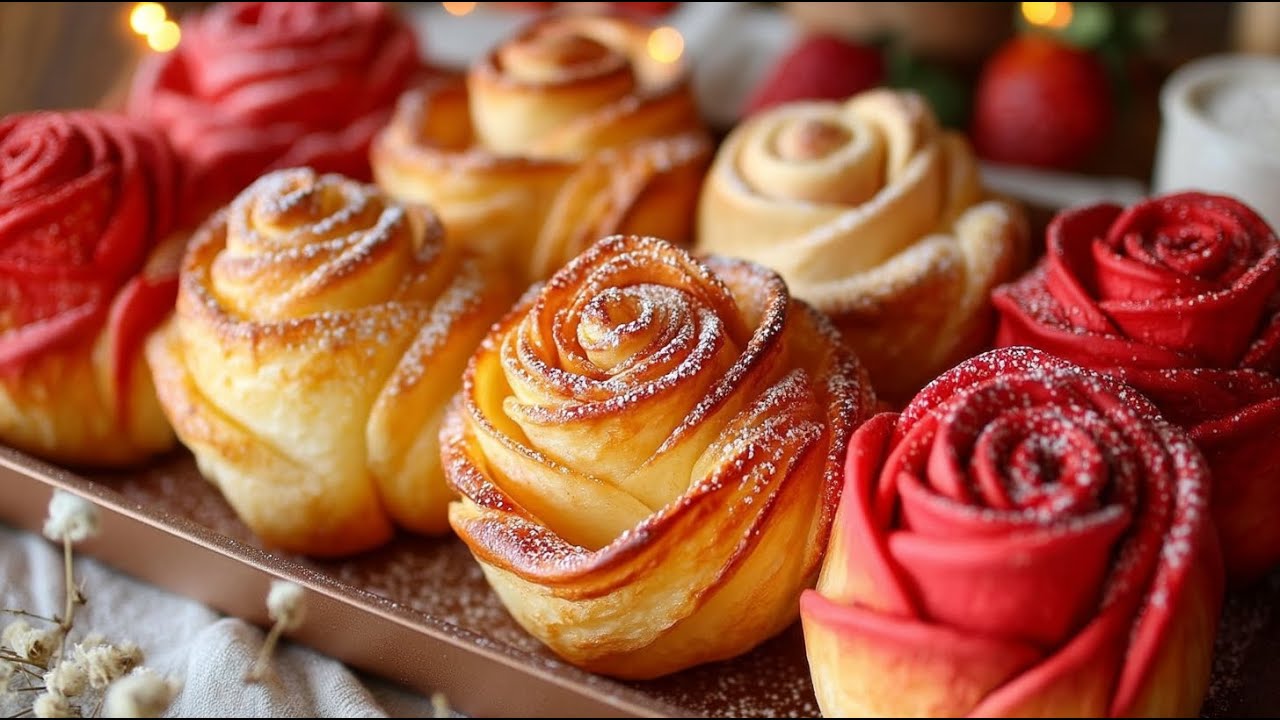 A Secret No Pastry Chef Will Ever Reveal! Soft Rose Buns That Last!