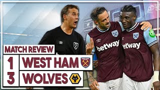 Lopetegui not happy as West Ham beaten easily | Kudus scores in 3-1 defeat to Wolves | Potts MOTM