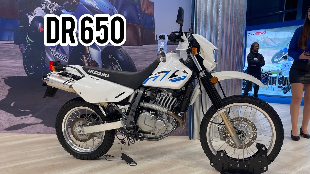 Suzuki dr 650 novedad en el salón de la moto- vuelve un gran clásico de los  90 - YouTube