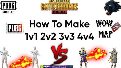 How To Make 2 vs 2 vs 2 vs 2  Map  in Wow Mode |Pubgmobile  (Complete Tutorial Video)