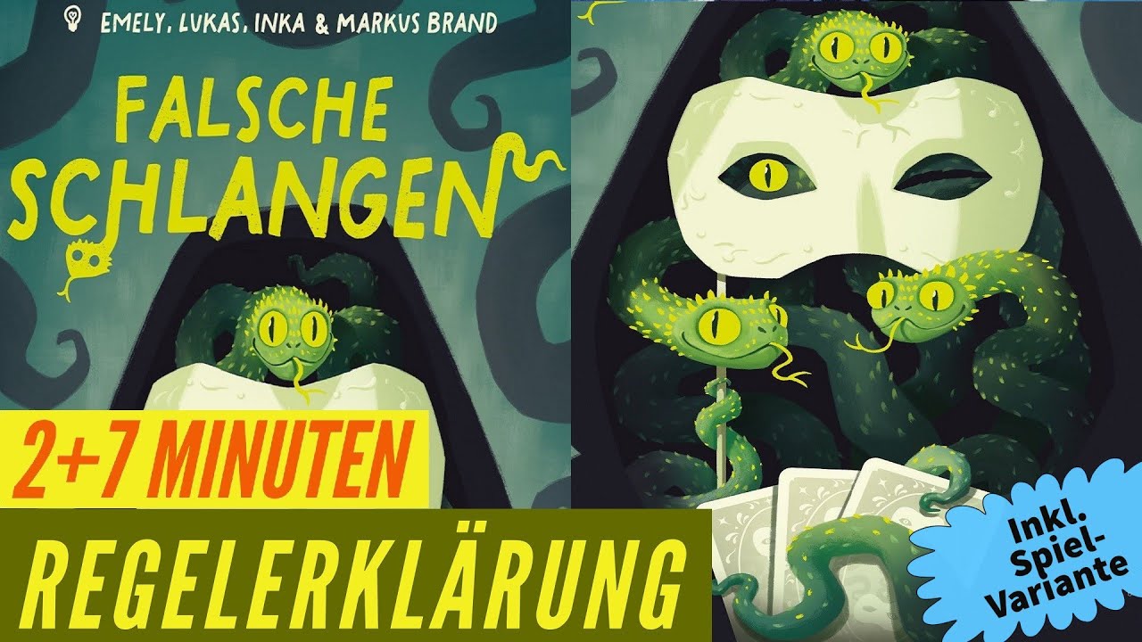 Falsche Schlangen Regeln Anleitung Kartenspiel Familienspiel Bluff Deduktion