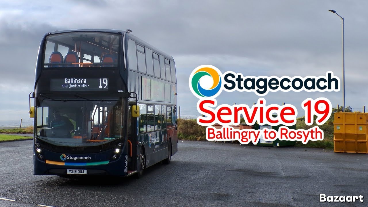 *URV* Stagecoach Fife Service 19 Ballingry to Rosyth • E400MMC 11176 YX19OUA • FRV 2/11/25